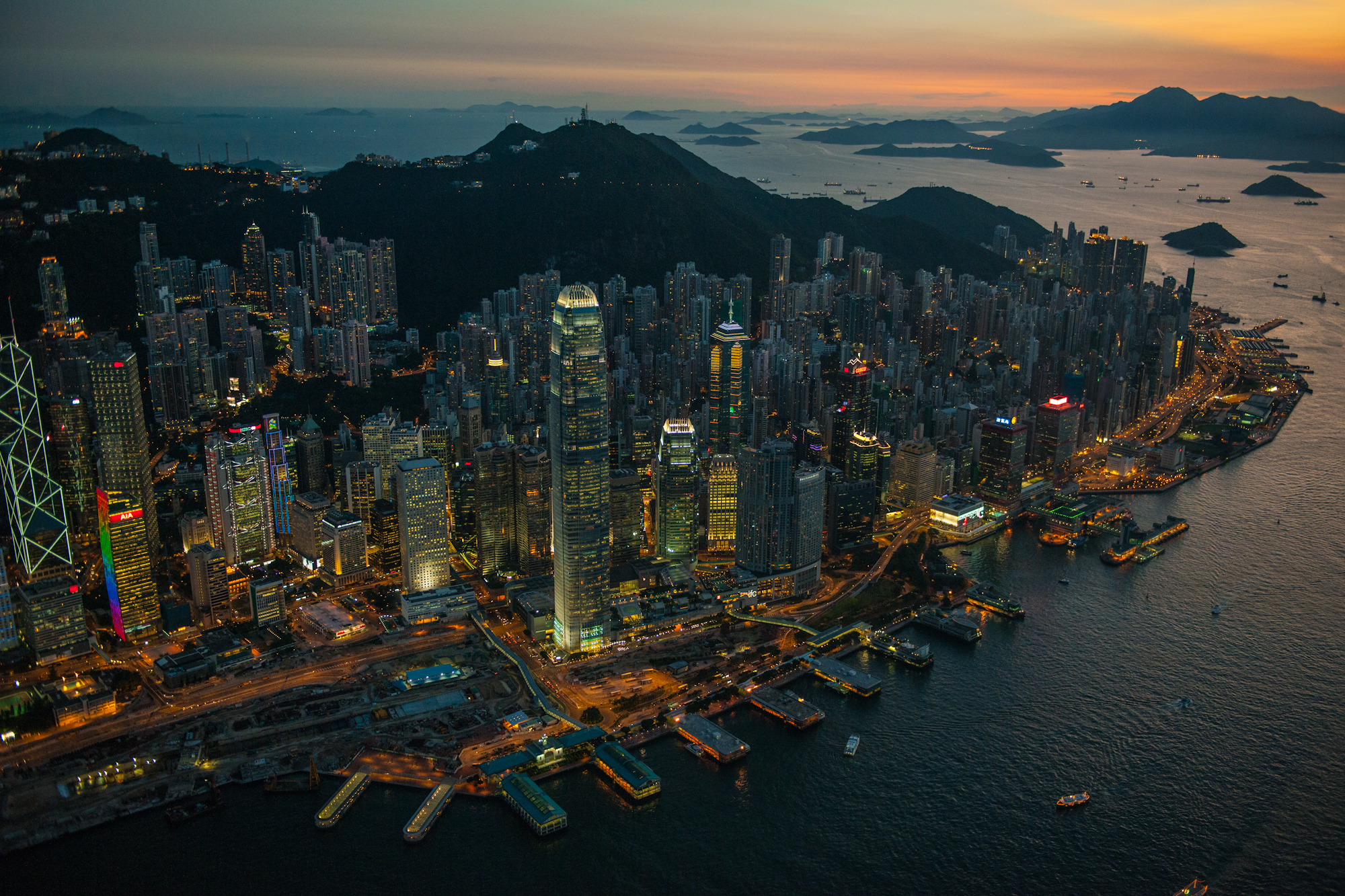 Гонконг. Мегалополис Сянган. Гонг Конг. Гонг Конг центр. Гонг Конг вид сверху.